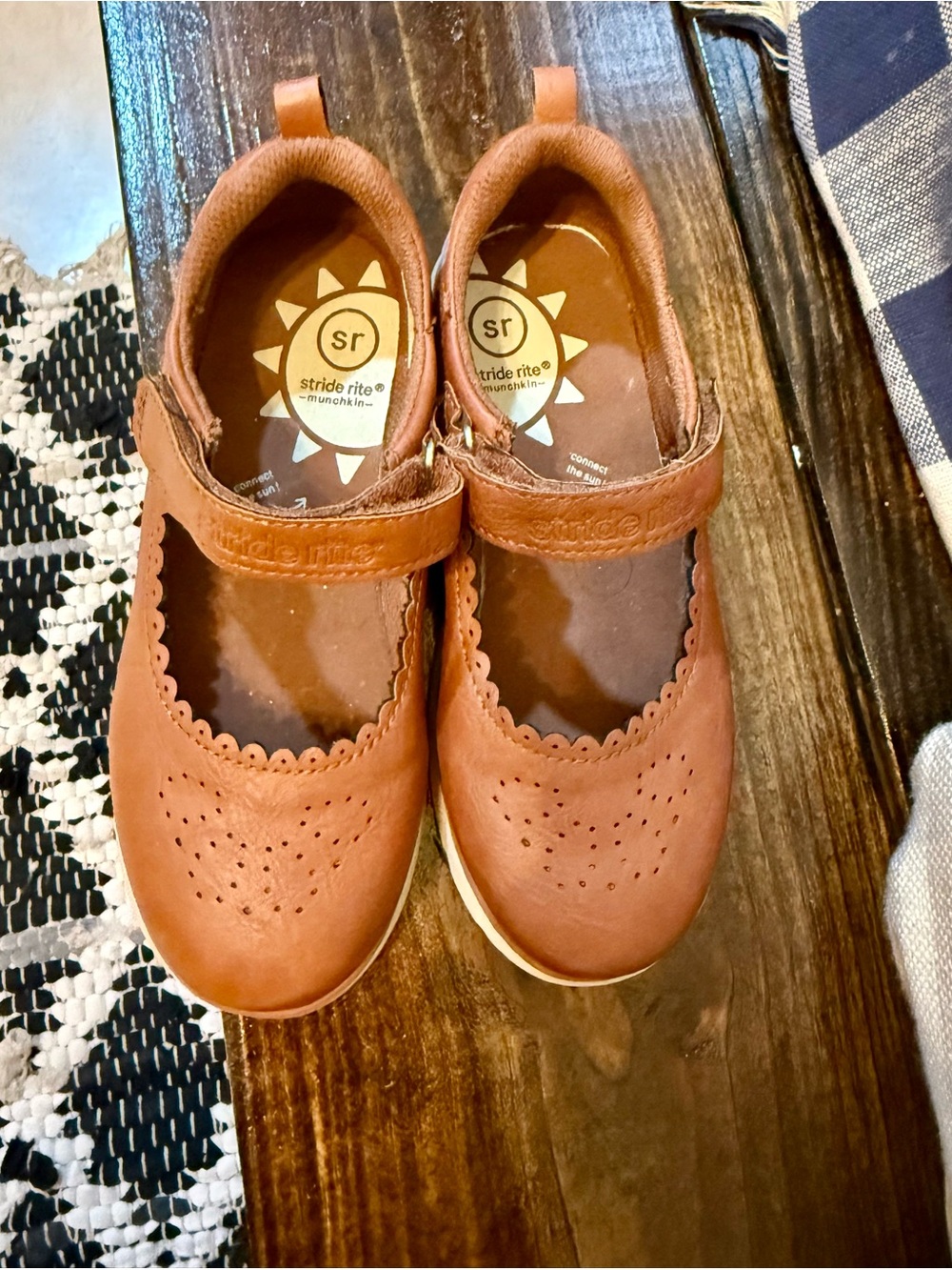 Stride Rite Toddler Girls Tan Brown Mary Janes
